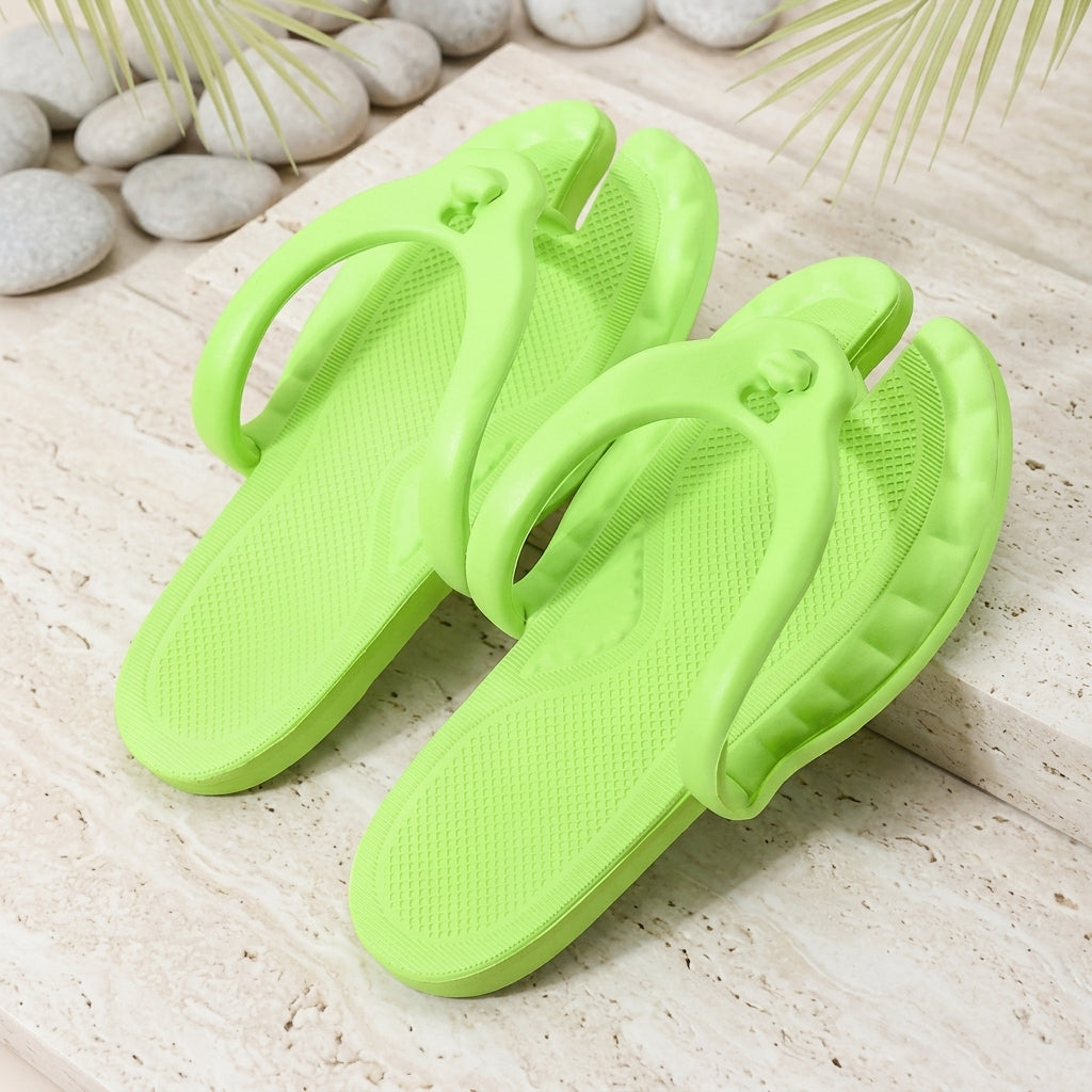 Foldable Disposable Flip Flops Couple Beach Bathroom Non Slip Slides