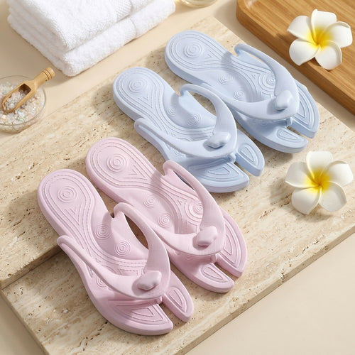 Foldable Disposable Flip Flops Couple Beach Bathroom Non Slip Slides