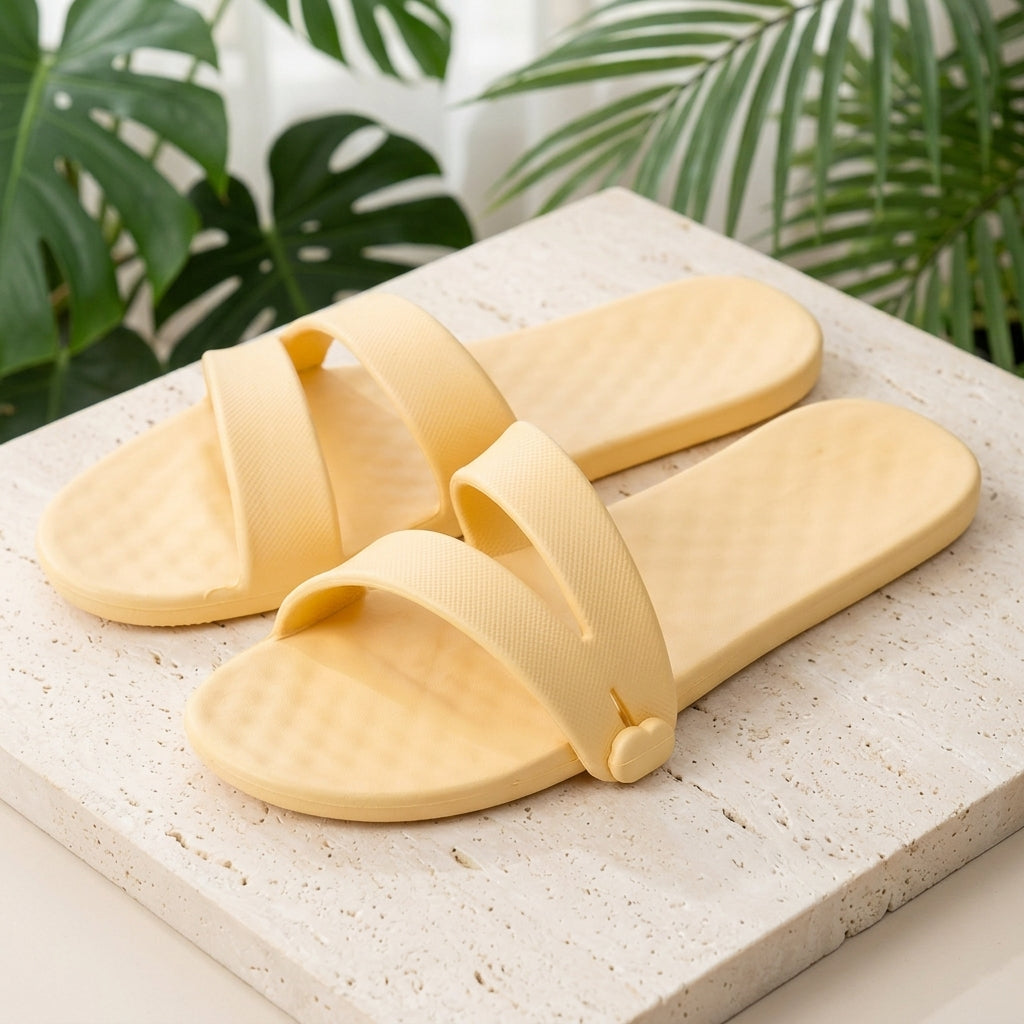 Portable Detachable Travel Slippers Non Slip Bathroom Beach Sandals
