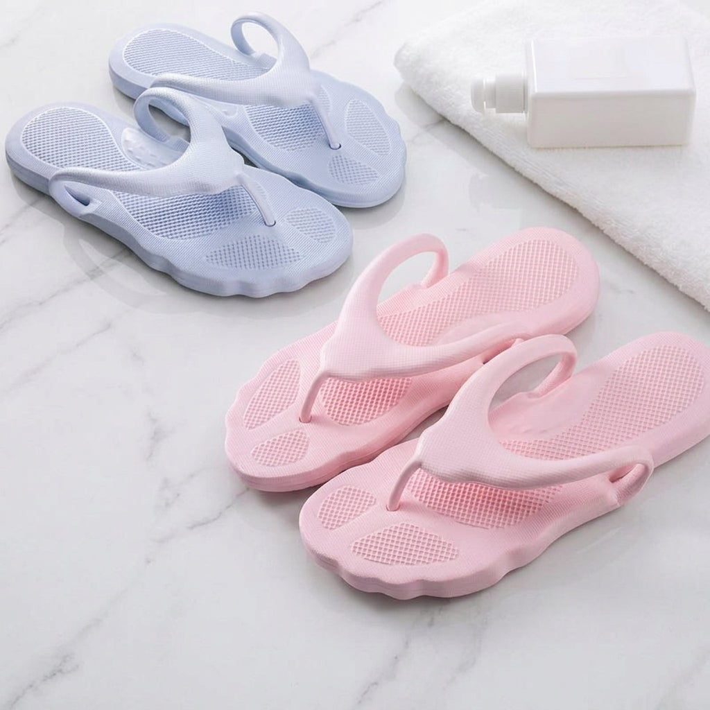 Foldable EVA Disposable Flip Flops Couple Hotel Beach Non Slip Slippers